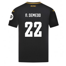 Pánské fotbalový oblečení Wolves Nelson Semedo #22 Venkovní košile 2024-25 Krátkým Rukávem